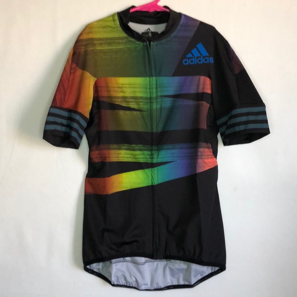 Adidas Cycling Adistar Pride Jersey Womens - Picture 1 of 9